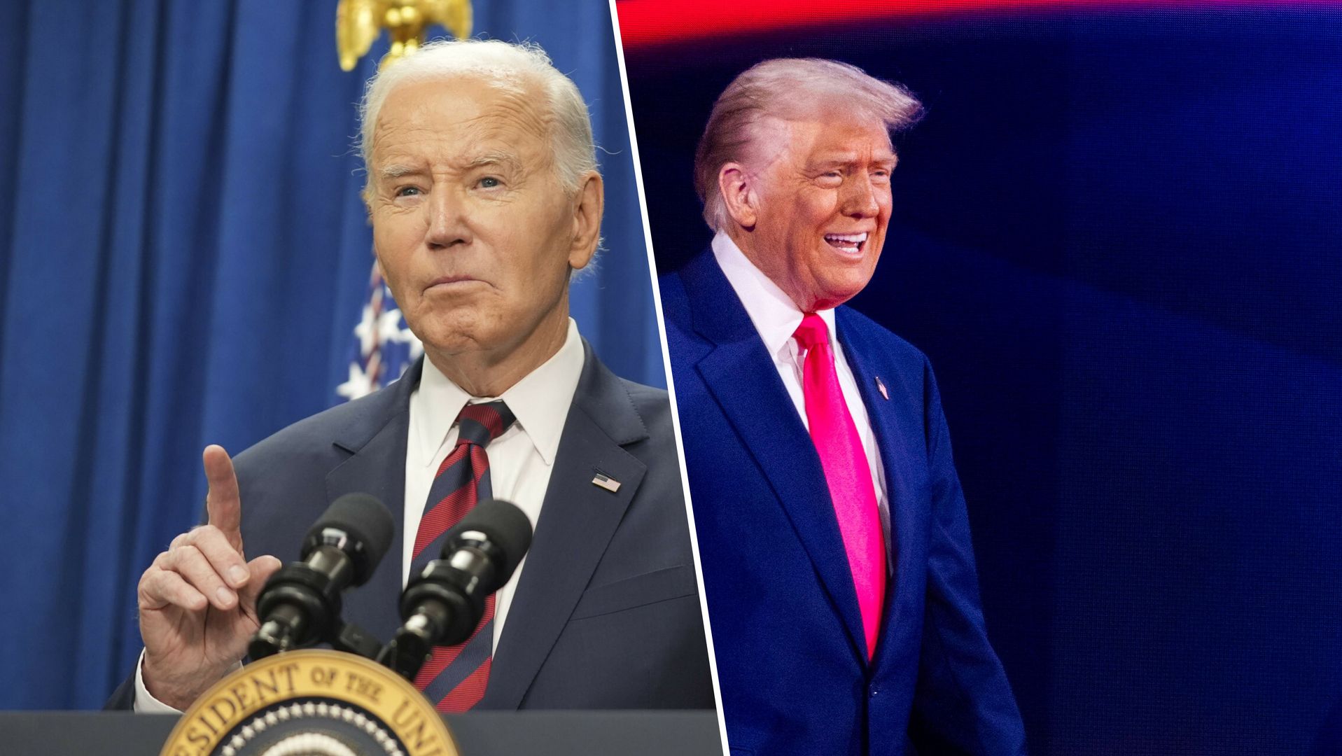 Obelgi i wulgaryzmy ze sceny. Trump nie miał hamulców wobec Bidena