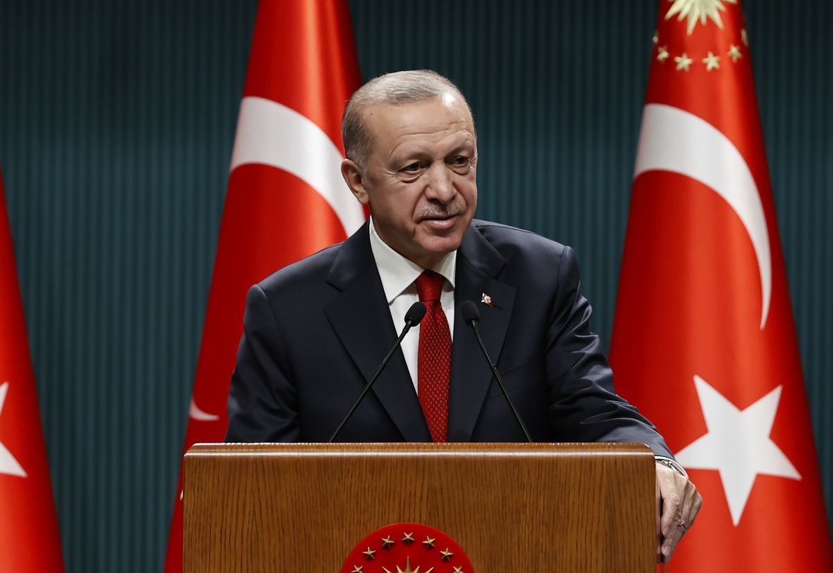 Prezydent Turcji Recep Tayyip Erdogan 