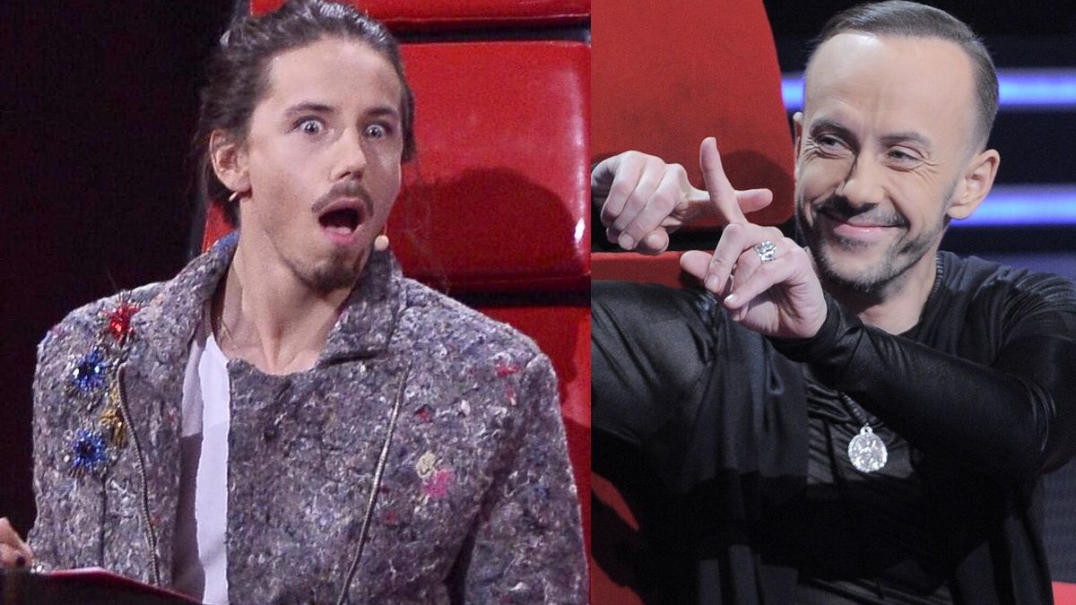 Michał Szpak i Nergal w "The Voice of Poland"