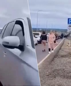 Chaos na kluczowej trasie Rosji. Godzinami stoją po paliwo