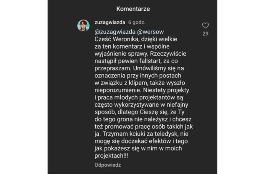 Drama pod zdjęciem Wersow