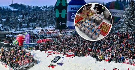 Sprzedawał alkohol na skokach w Zakopanem. Skarbówka go dorwała