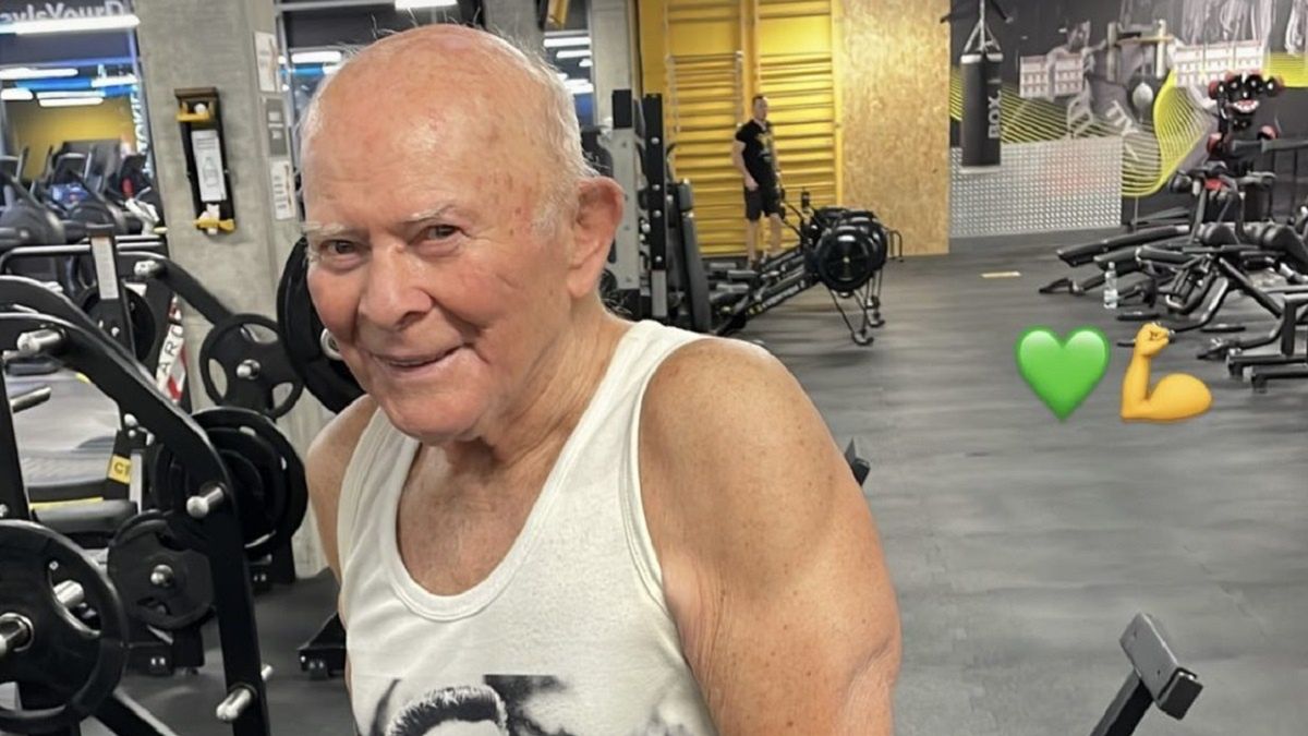 Zdzisław Radulski w siłowni