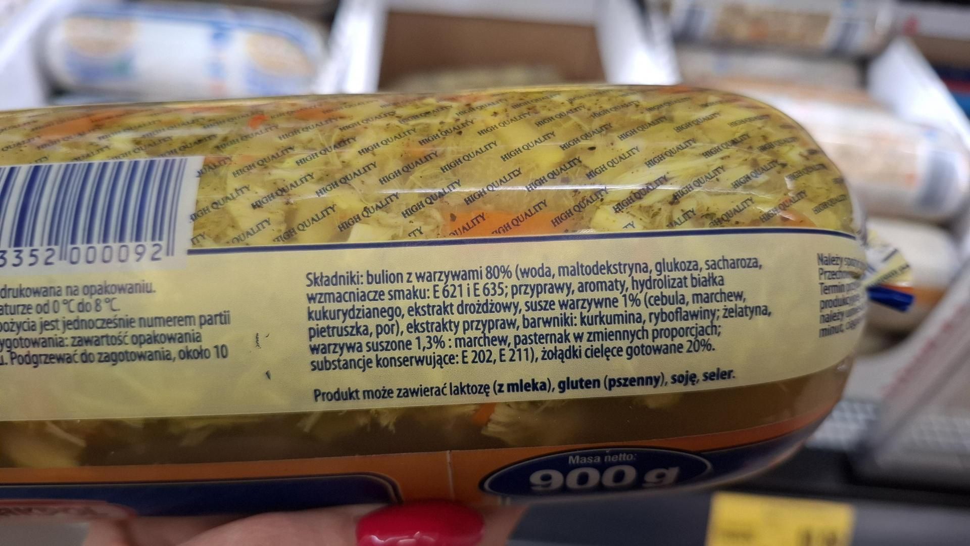 Skład flaczków