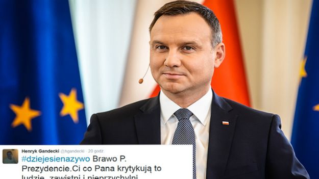 Reakcje na wypowiedzi Andrzeja Dudy w #dziejesienazywo