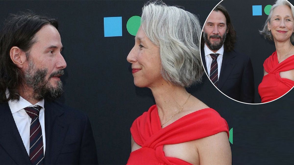 Keanu Reeves bryluje z młodszą ukochaną na ściance. Tych dwoje w blasku fleszy to niezwykle rzadki widok. Alexandra olśniła kreacją