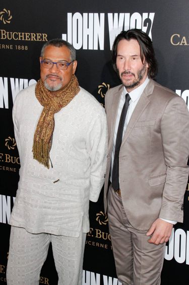 Laurence Fishburne i Keanu Reeves – gwiazdy Matrixa