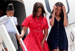 Stylowa Michelle Obama z córkami w Wenecji