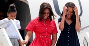 Stylowa Michelle Obama z córkami w Wenecji
