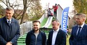 Na terenie szkoły powstała skocznia. Otworzył ją Adam Małysz