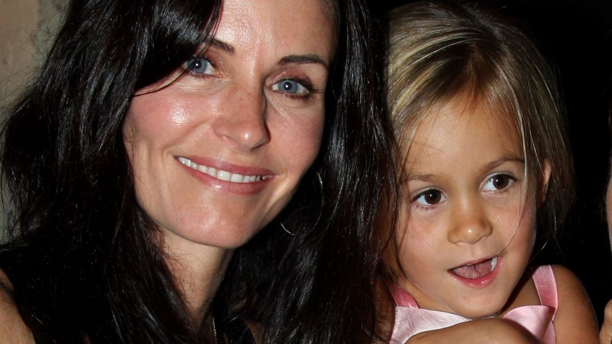 Courteney Cox z córką Coco w Nowym Jorku. Zdjęcie wykonano w 2008 roku