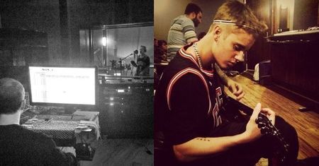 Bieber wrócił do studia...