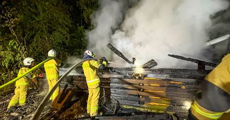 Drewniany dom stanął w płomieniach. Znaleźli ciało