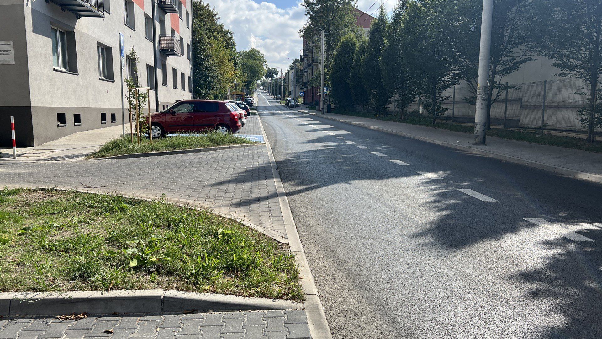 Tak wygląda po remoncie ulica Brata Alberta w Będzinie