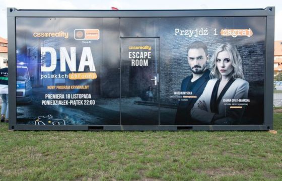 Mobilny escape room będzie promował nową serię „DNA polskich zbrodni” w CBS Reality