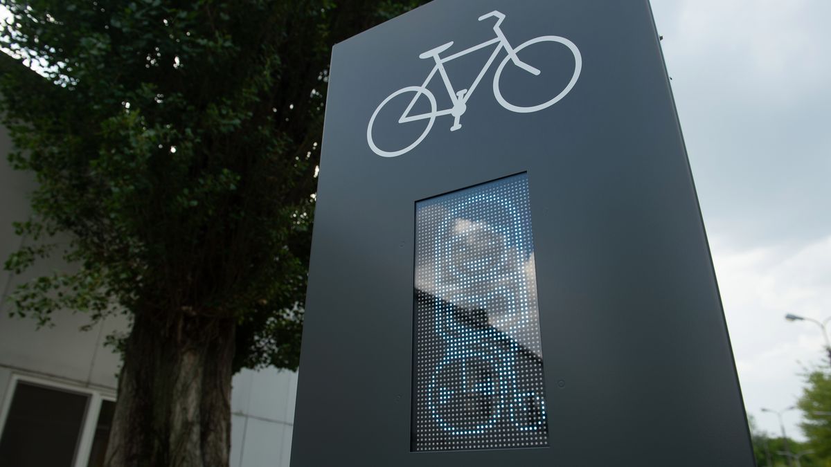 Pierwszy totem pełni funkcję testową