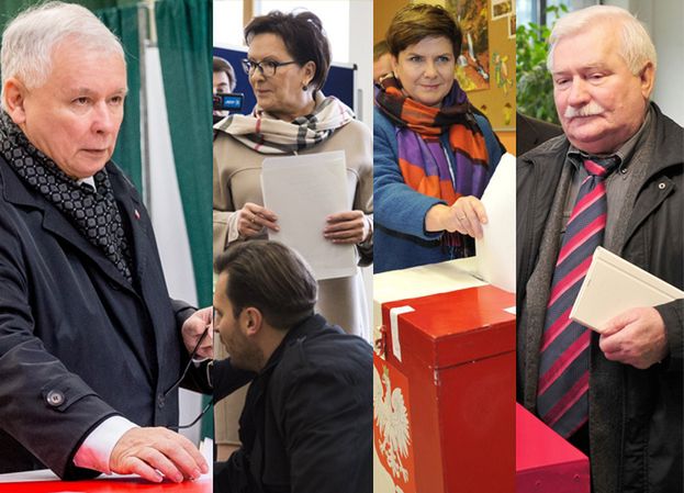 Szydło, Kopacz, Wałęsa i Kaczyński już zagłosowali (ZDJĘCIA)