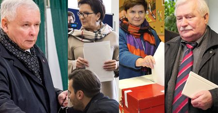 Szydło, Kopacz, Wałęsa i Kaczyński już zagłosowali (ZDJĘCIA)