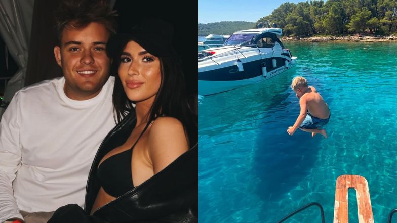 Kevin Mglej relacjonuje wakacje z synem i Roksaną Węgiel