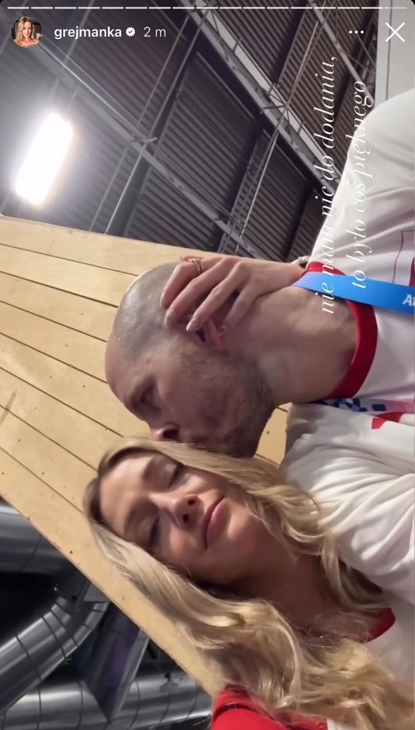 Bartosz Kurek świętuje sukces z żoną