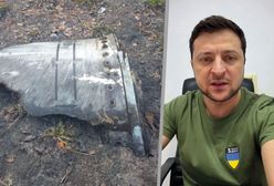 Wojna w Ukrainie. Elementy rakiety obok domu Zełenskiego