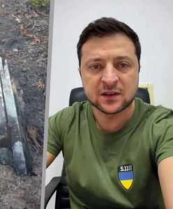 Wojna w Ukrainie. Elementy rakiety obok domu Zełenskiego