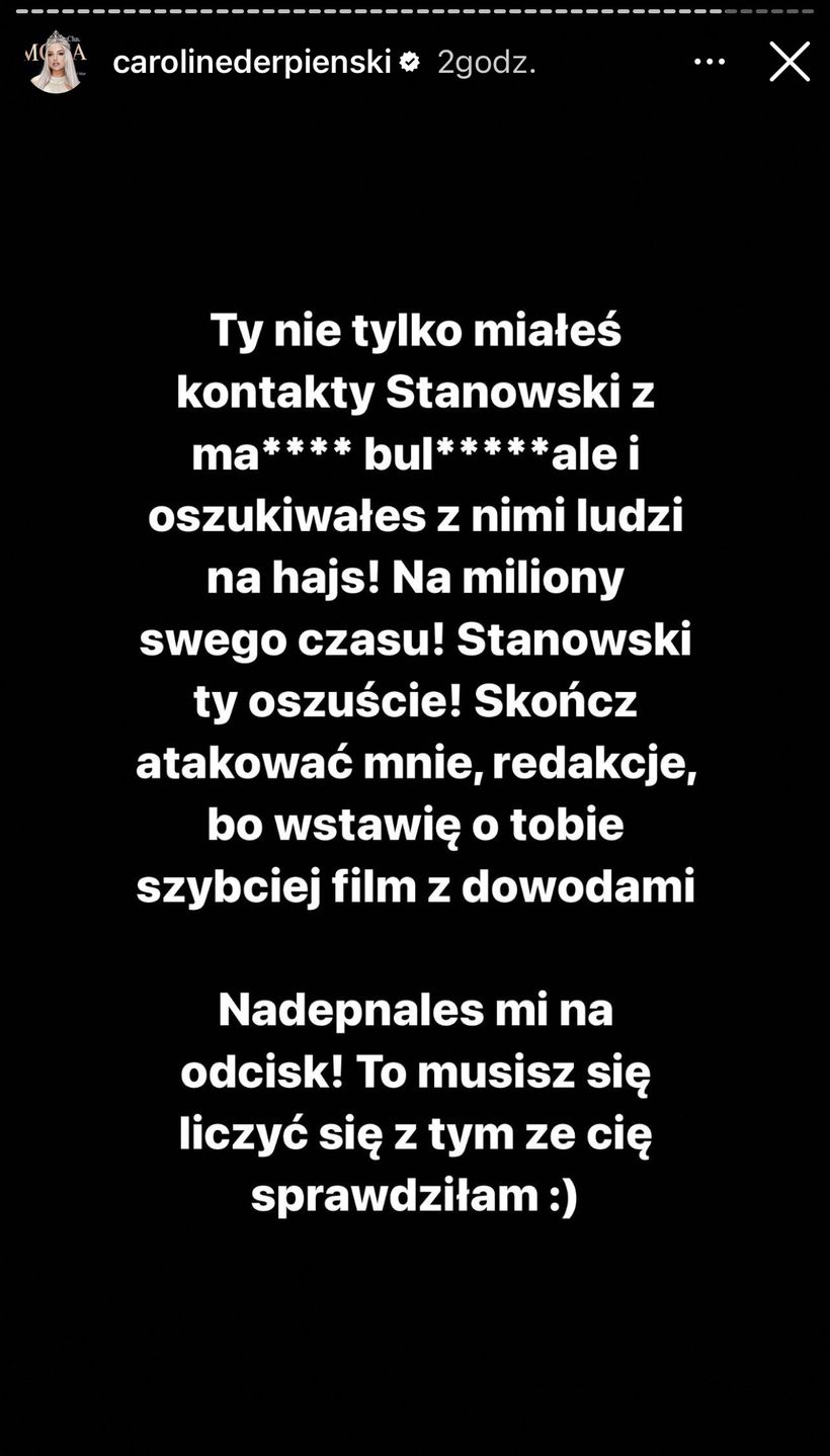  Derpienski odpowiada Stanowskiemu