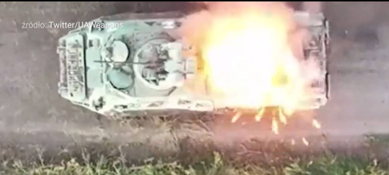 "Druga armia świata" kontra zwykły dron. BTR-82A wpadł w ukraińską zasadzkę