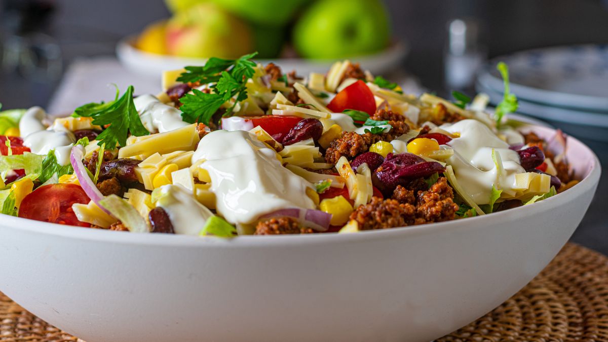 Pyszna sałatka meksykańska