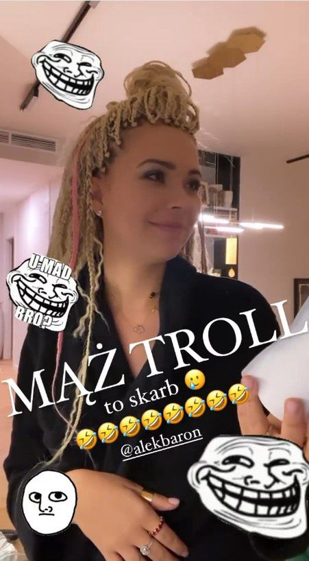 Sandra Kubicka dowcipkuje z Baronem
