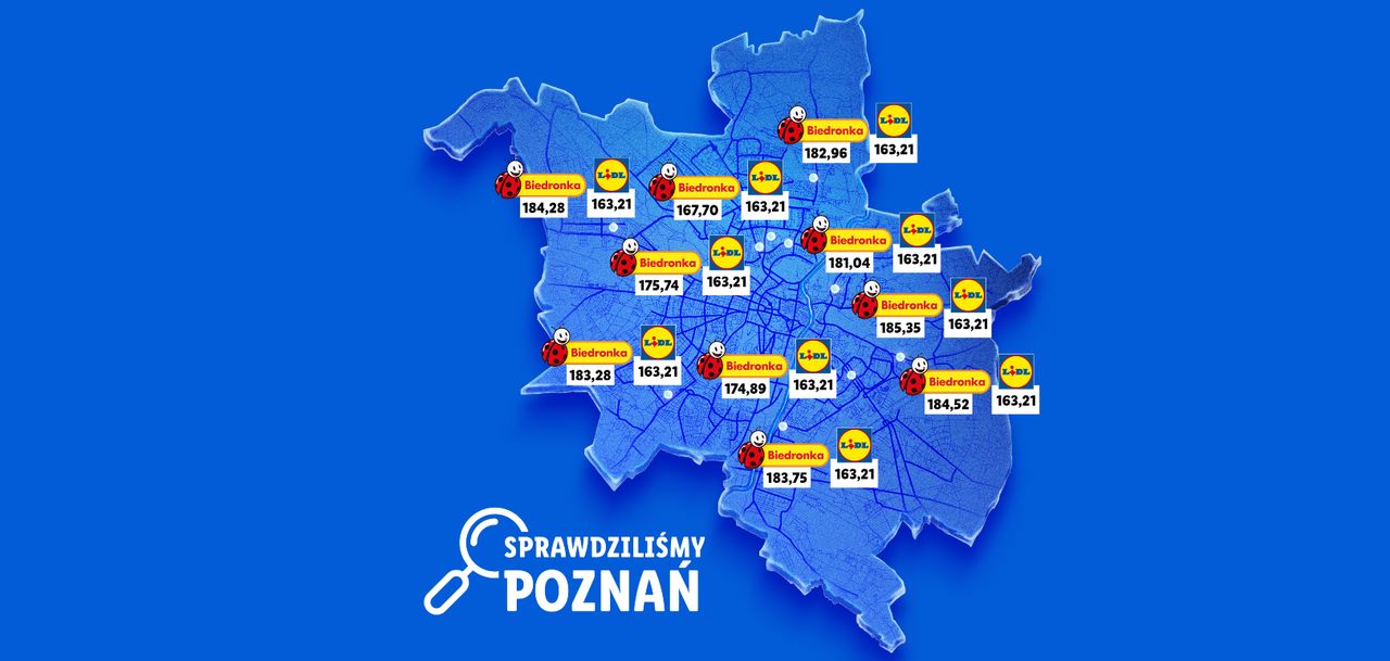 Lidl Polska porównał wartości zakupów w sklepach Lidl i konkurencji