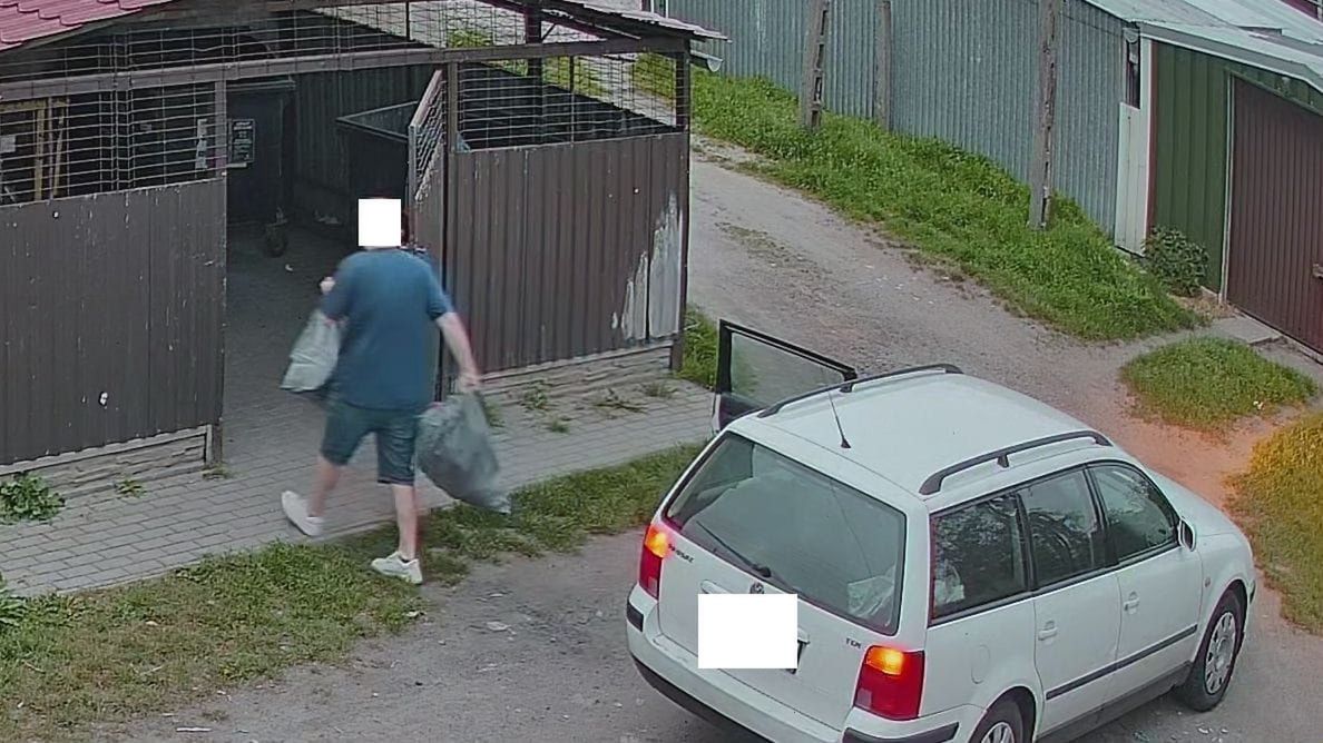 Mężczyzna wyrzucał śmieci tam, gdzie nie powinien