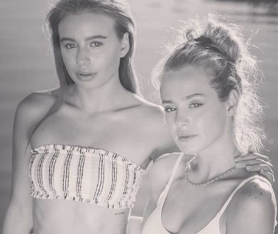 Wiktoria Gąsiewska i Oliwia Bieniuk na planie horroru. Fani są zachwyceni