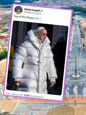 Papież w białej kurtce hitem sieci. Kpina z głowy Kościoła?