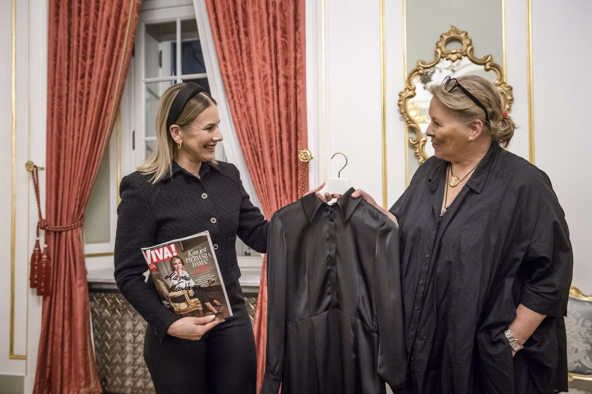 Marta Nawrocka - sukienka na szczytny cel, fot. Mieszko Piętka/AKPA