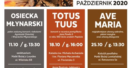 Warszawa. Praska Jesień w Świątyniach. Seria październikowych koncertów