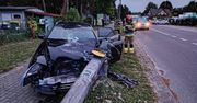 Okuninka: latarnia "zatrzymała" pijanego 19-latka w Audi. Uciekał przed policją