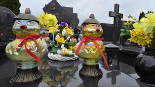 Piotrków Trybunalski: Piękne stroiki, koszyczki wielkanocne i znicze