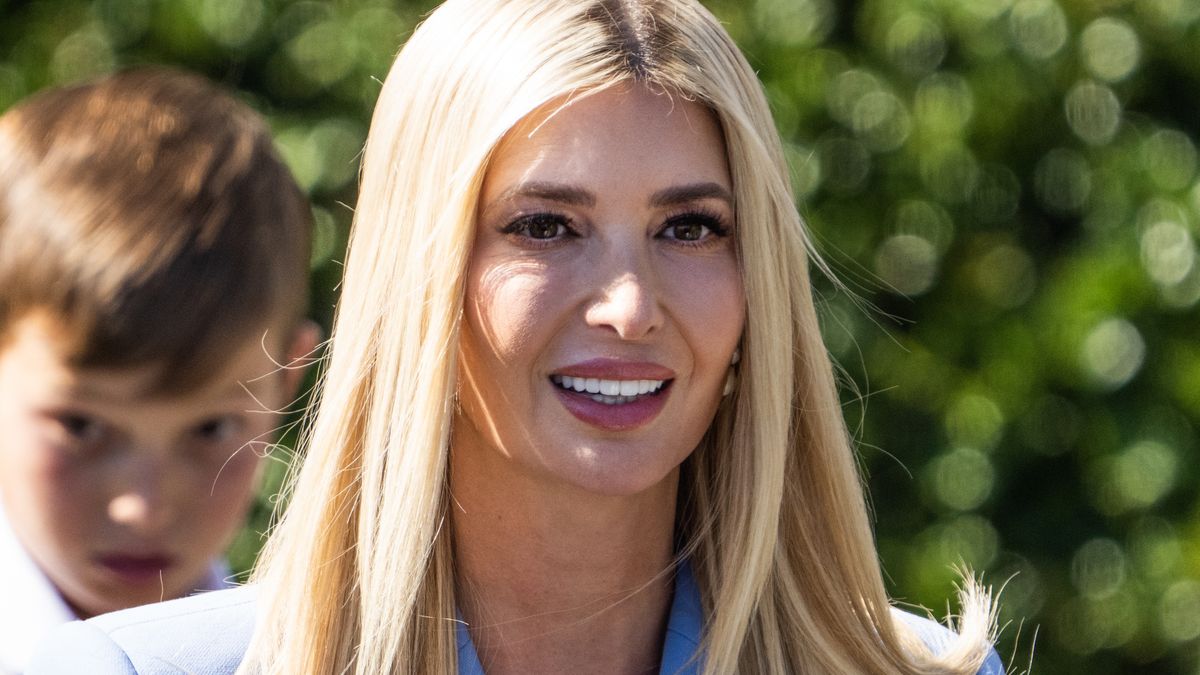UNITED STATES - APRIL 18: Ivanka Trump attends a ceremony with the Philadelphia Eagles, winners of the 2025 Super Bowl, on the South Lawn of the White House on Monday, April 18, 2025. (Tom Williams/CQ-Roll Call, Inc via Getty Images)
