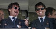 Roześmiany Tom Cruise na wyścigach konnych! STRASZNY? (ZDJĘCIA)