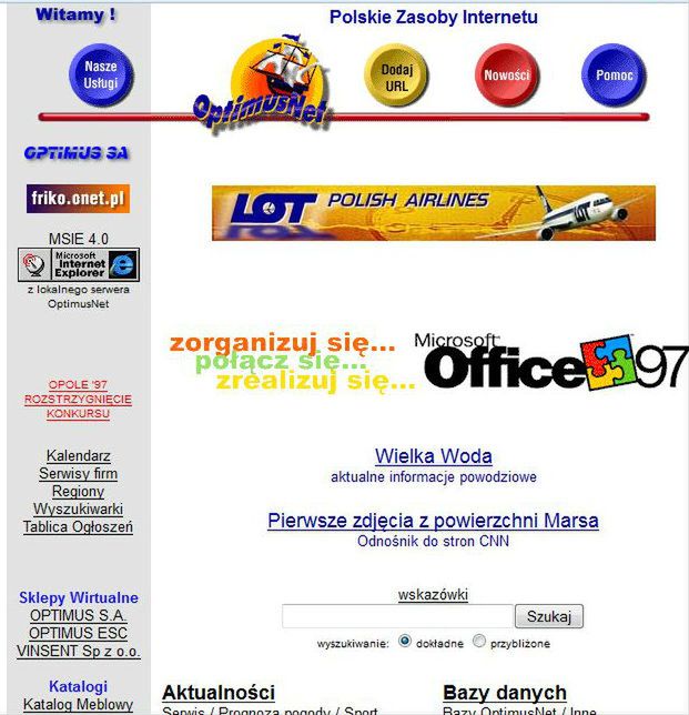 Polski Internet kilka i kilkanaście lat temu. Jak zmieniały się popularne strony? 2