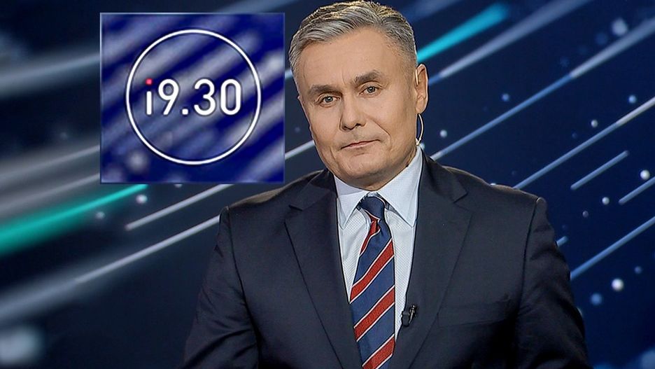 Marek Czyż poprowadził pierwszy wydanie programu "19:30"