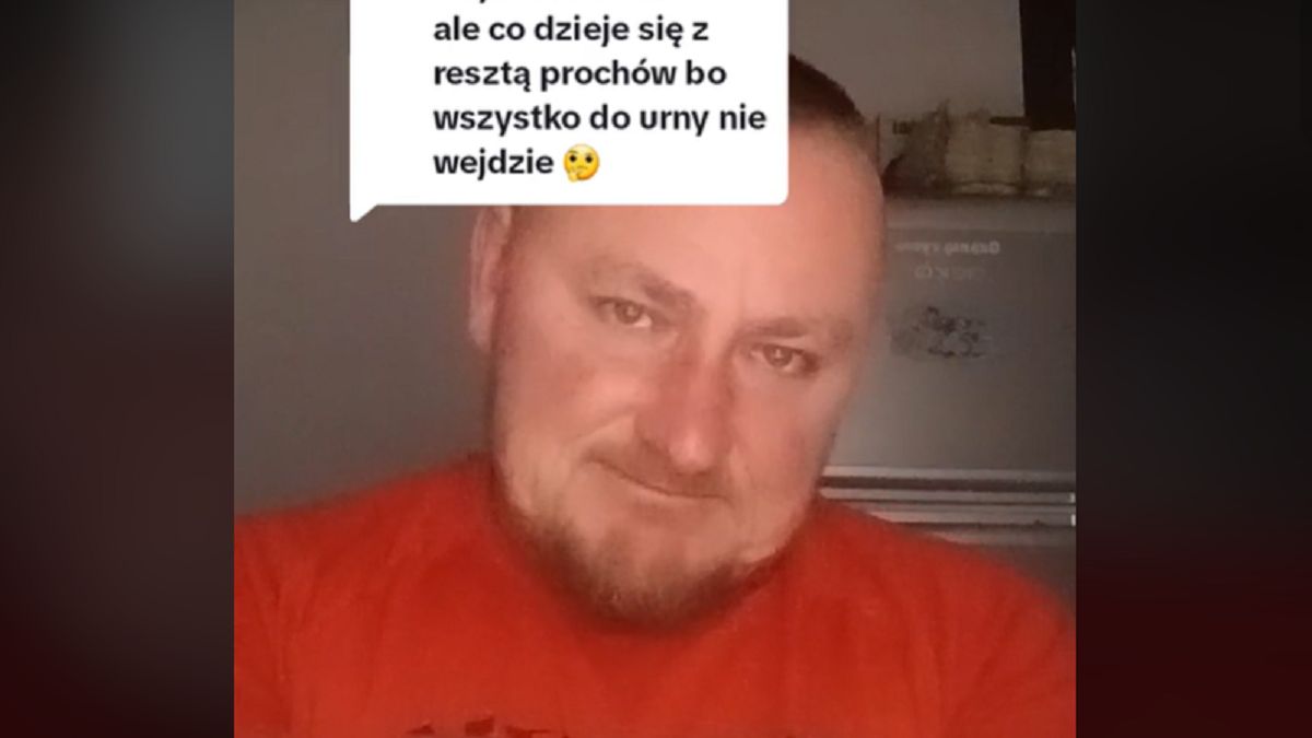 Grabarz zdradził, co z prochami, które nie mieszczą się w urnie. 