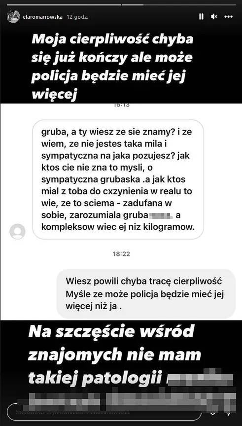Hejterska wiadomość, jaką otrzymała Elżbieta Romanowska 