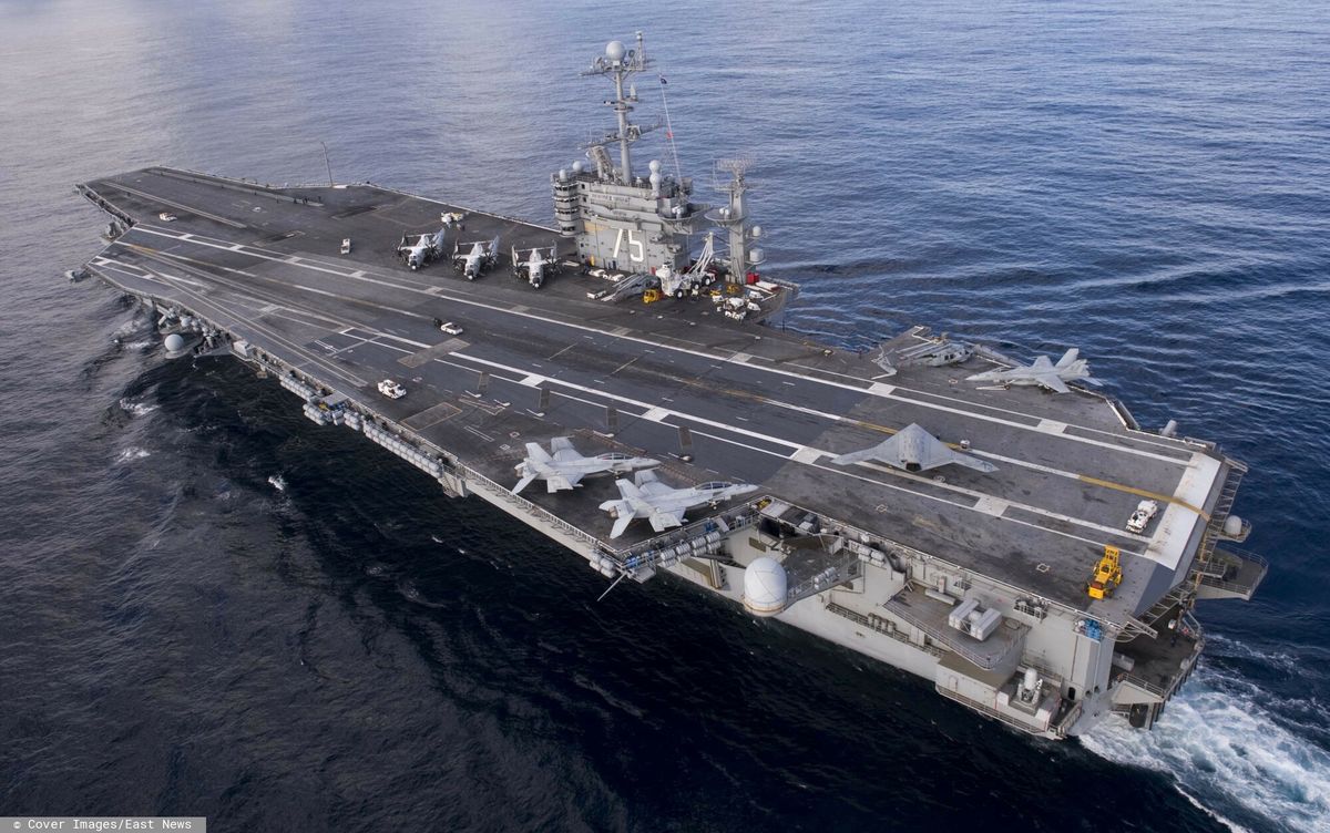 Lotniskowiec USS Harry S. Truman pozostanie na Morzu Śródziemnym (Credit: US Navy/Cover Images.East News)