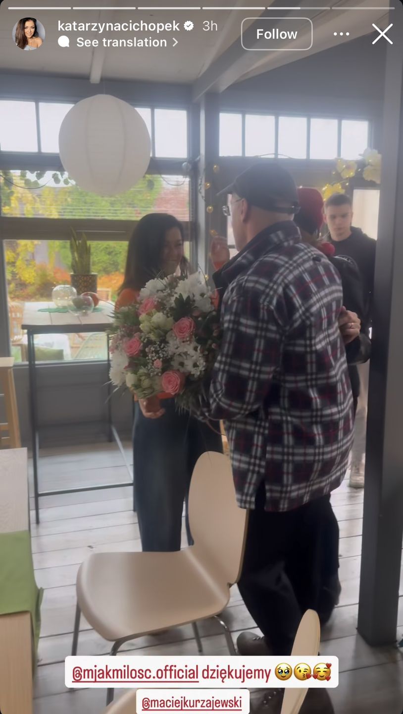 Niespodzianka dla Kasi Cichopek na planie "M jak Miłość"