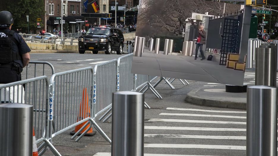 USA. Uzbrojony mężczyzna pod siedzibą ONZ 