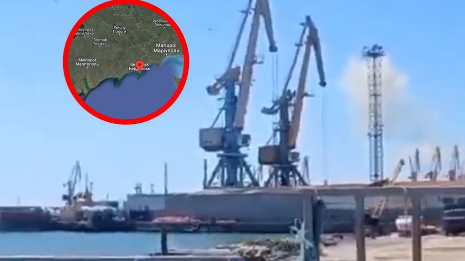 Seria eksplozji w Berdiańsku. Fala spekulacji 