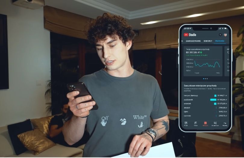 Marcin Dubiel zdradził, ile zarabia na YouTubie