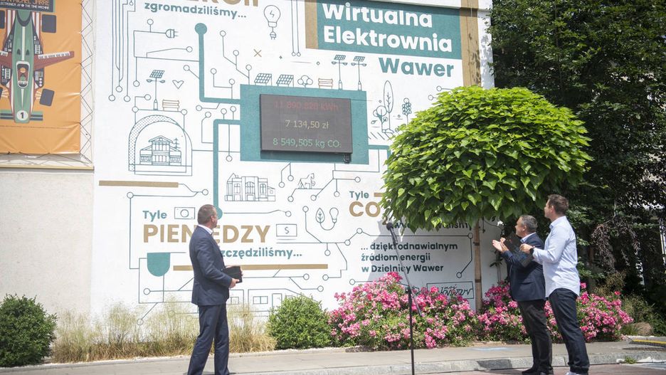 Warszawa. W Wawrze uruchomiono pierwszą Wirtualną Elektrownię